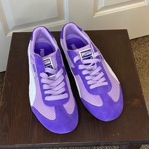Puma sneakers, purple, size 7.5